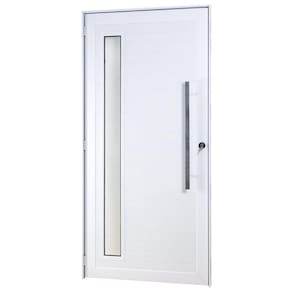 Porta Lambril de Giro com Puxador e Visor Esquerda Topsul 210x100cm Esquadrisul Branco