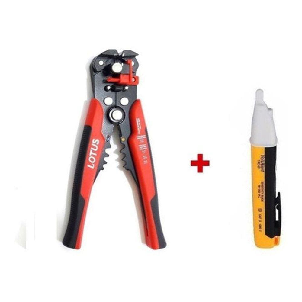 Kit Alicate Decapador Automático E Detector De Tensão