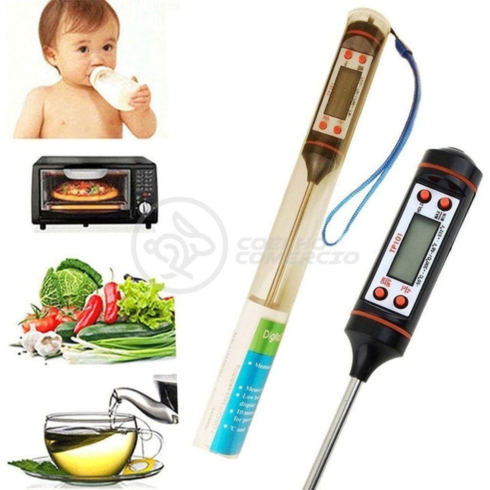 Termômetro Culinário Cozinha Digital -50ºc A +300ºc
