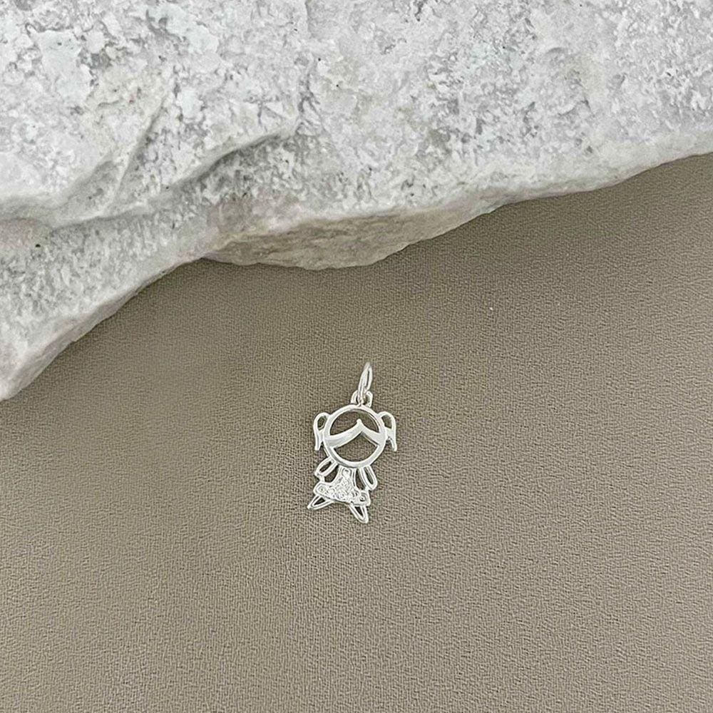 Pingente Filhos com detalhes em Zircônia