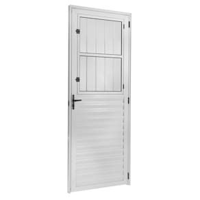 Porta Postigo Direita Ecosul 210x80cm Esquadrisul Branco