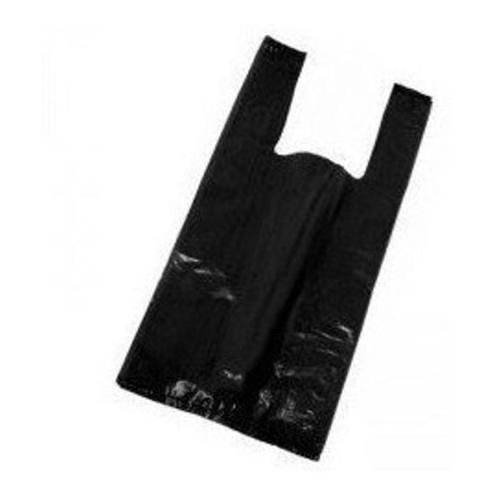 Sacola Sacolinha Preta Reciclada - 40 X 50 Fardo Com 5 Kg