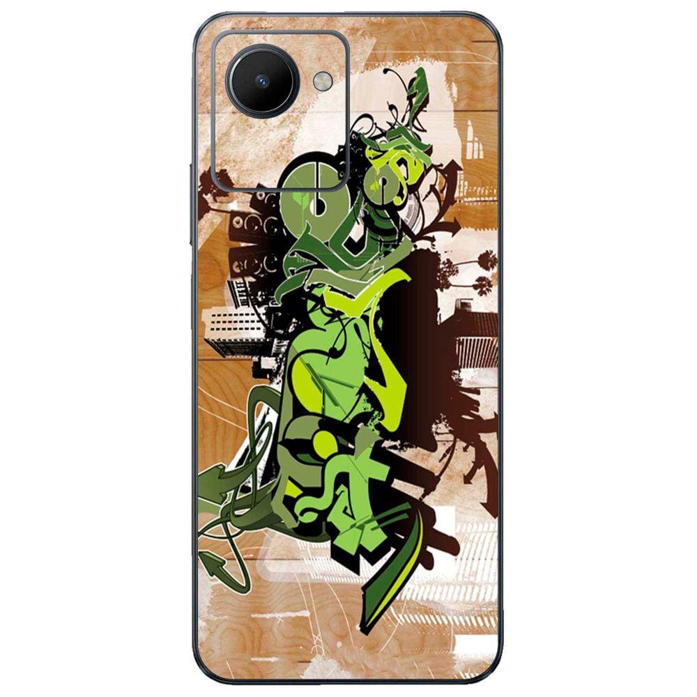 Capa Adesivo Skin072 Verso Para Realme C30s (2022)