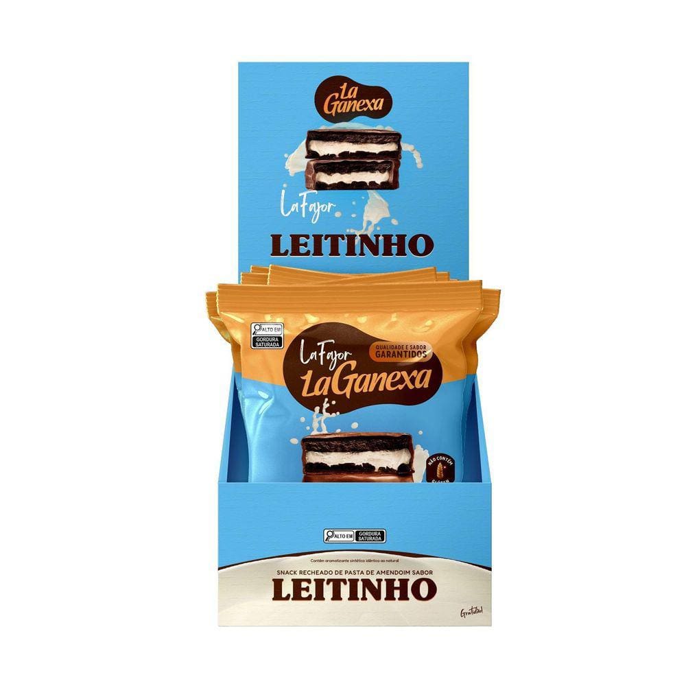 Alfajor La Fajor Leitinho Whey La Ganexa 12X50G -