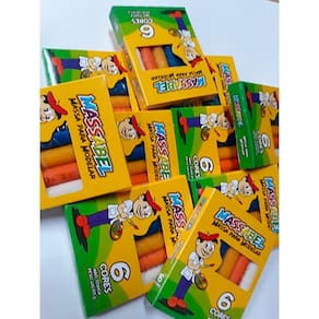 Kit 12 Caixas Com 6 Cores 65G-Massinha Modelar-