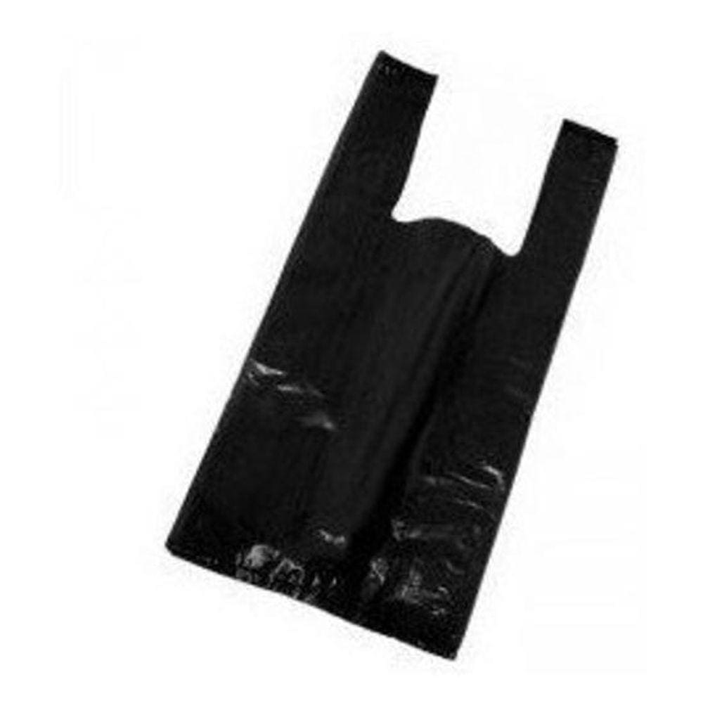 Sacola Sacolinha Preta Reciclada - 40 X 50 Fardo Com 5 Kg