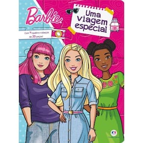 Livro Quebra-Cabeça - Barbie - Uma Viagem Especial
