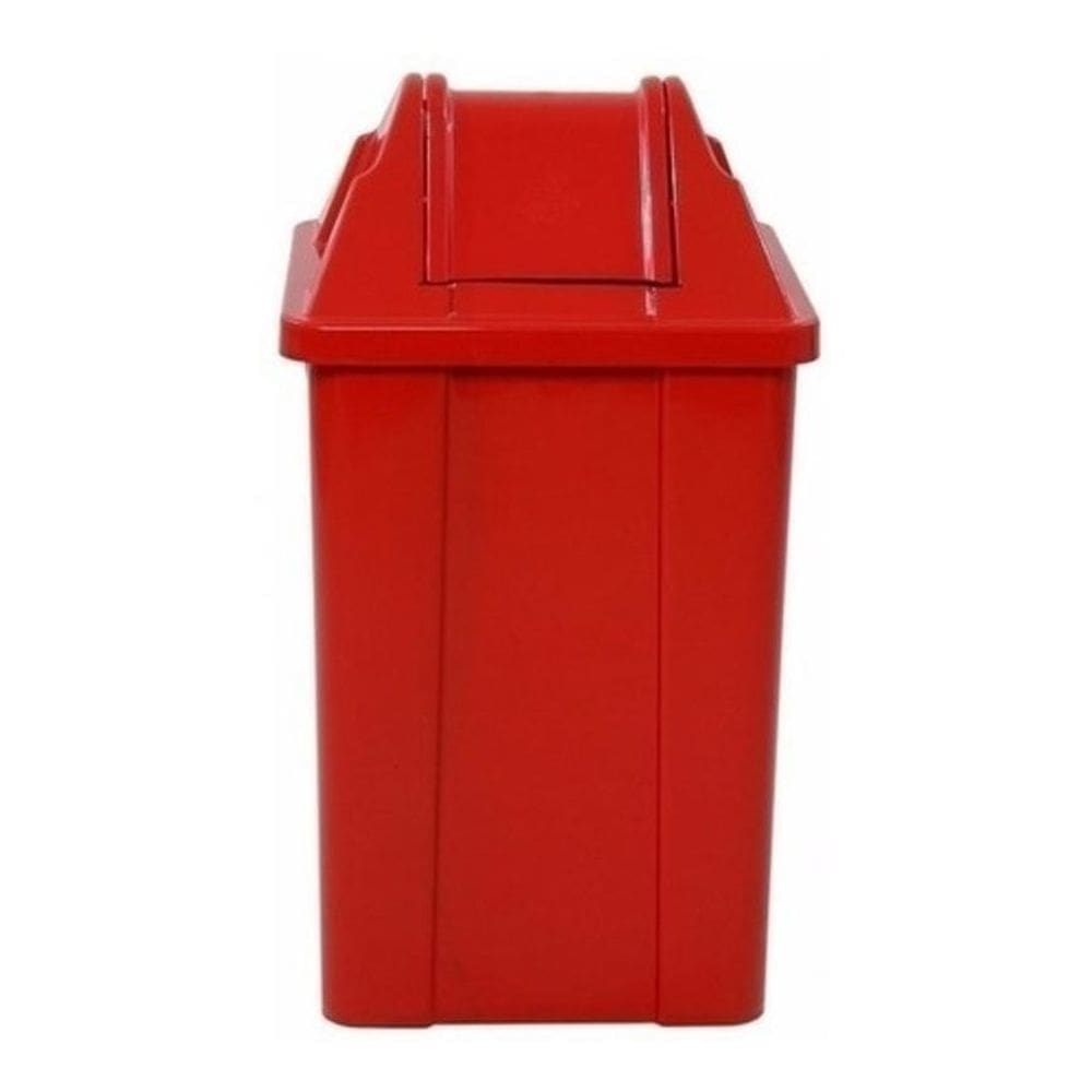 Kit 3 Cesto Quadrado Com Tampa Vai E Vem 60 Litros