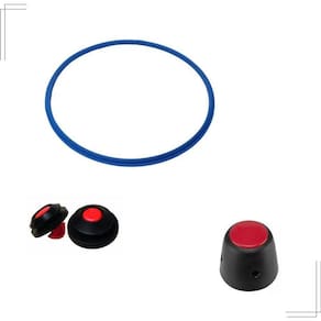 Kit Reparo Borracha Panela De Pressão 10 Litros Peso Valvula
