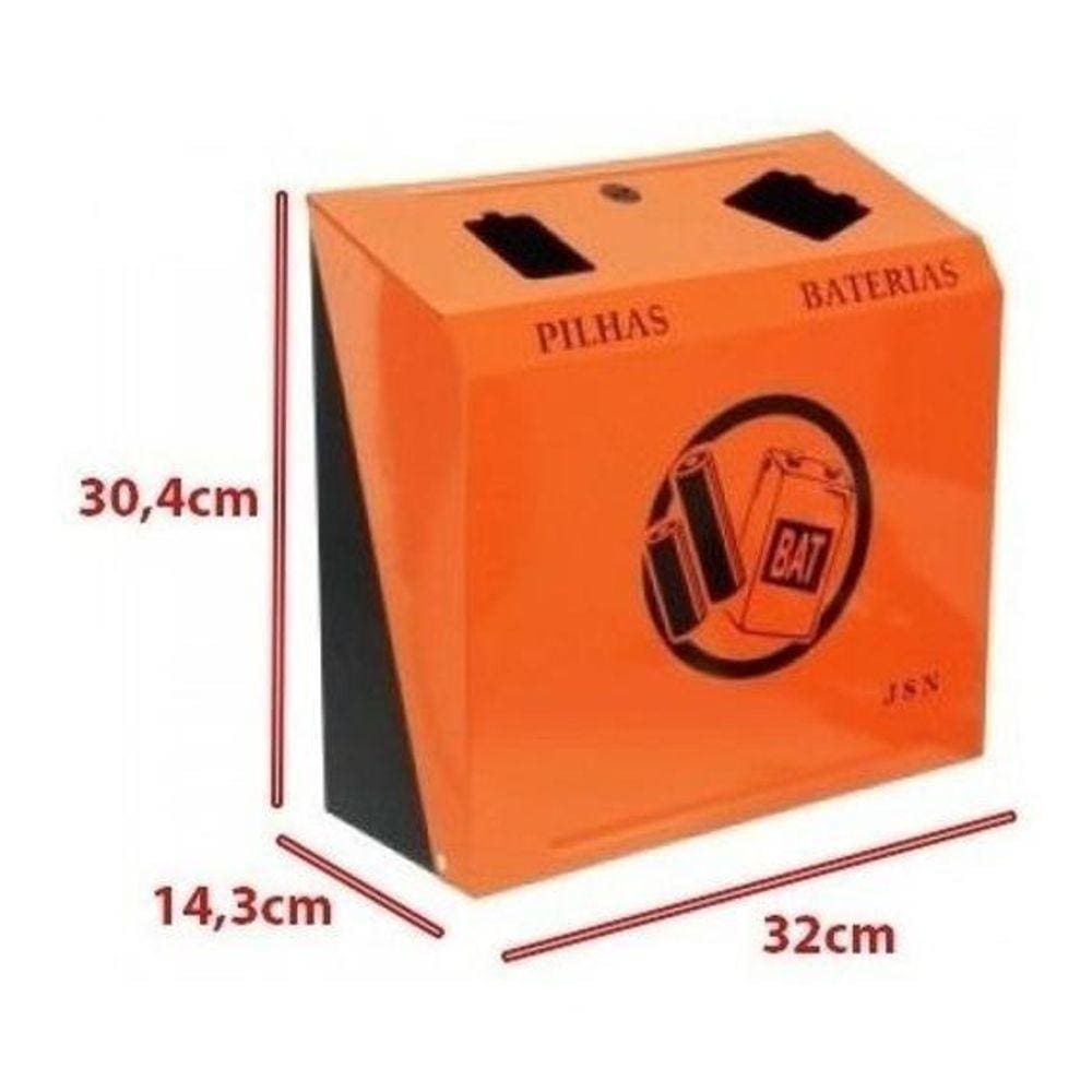 Lixeira Coletor Para Descarte De Pilhas E Baterias