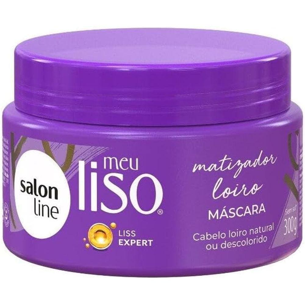 SalonLine Máscara Meu Liso Matizadora Loiro - 300g