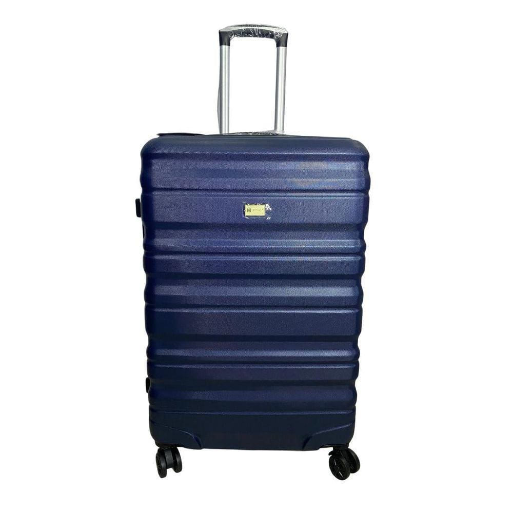 Mala Viagem Grande Rígida Rodas Duplas 360º Azul 48x28x74cm 3,9kg
