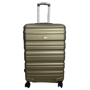 Mala de Viagem Grande Rígida Bege 48x28x74cm Hinza