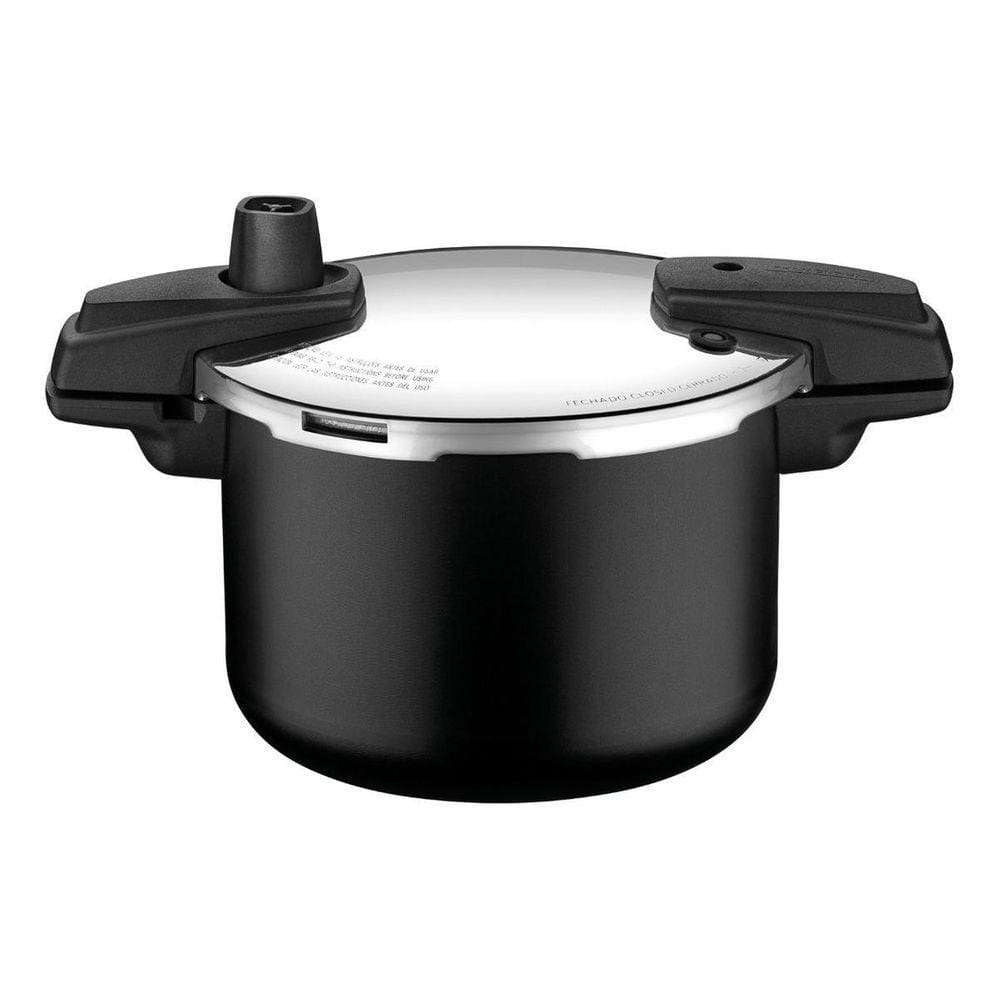Panela De Pressão Tramontina 4,5L Preto Antiaderente Arizona