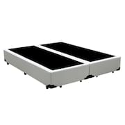 Cama Box Casal 138 Bipartido Bello Box - Tecido Sintético Branco