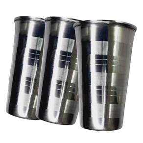 Kit 3 Copos De Inox Resistente Para Cerveja Agua Suco 250Ml