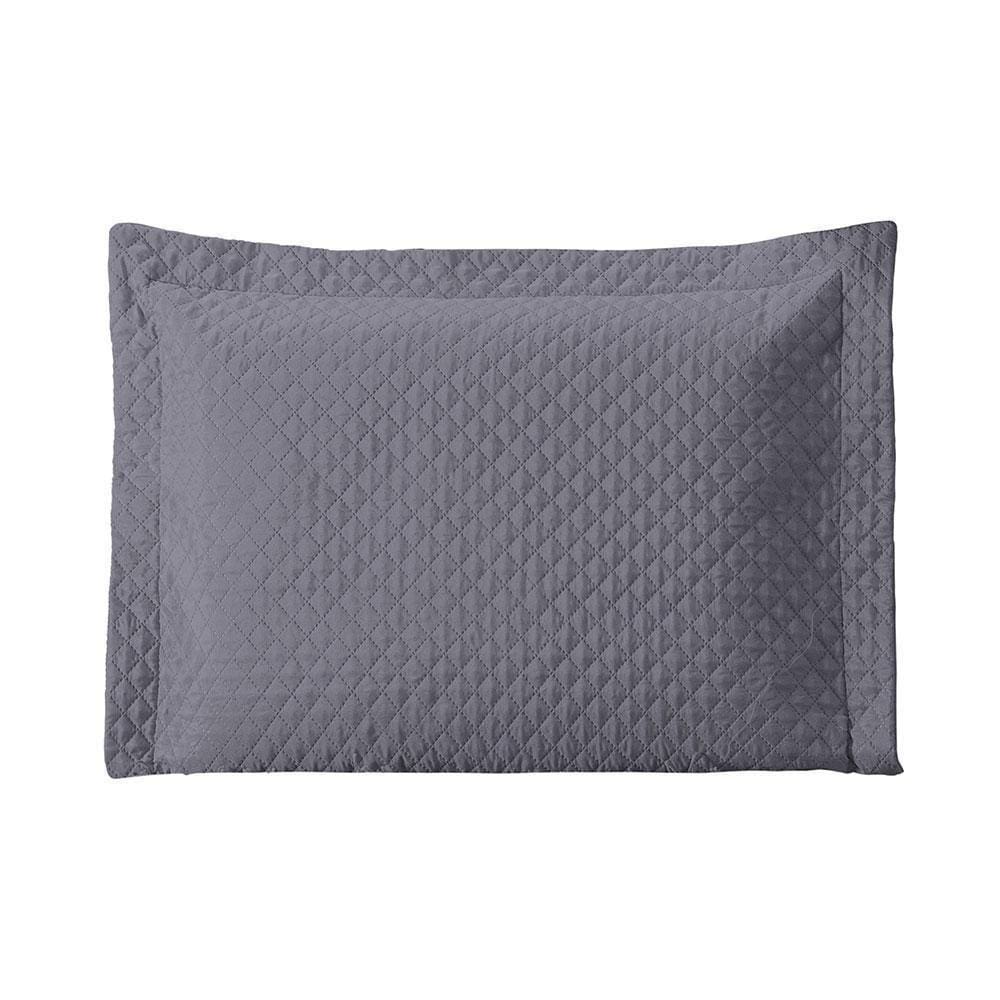 Kit Com 4 Porta Travesseiro Matelassê 70X50 Fronha - Cinza