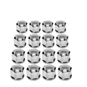 Capas Cromadas 19mm - Jogo 16 Unidades - Garantia 3 Meses