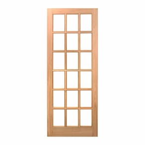 Folha de Porta Maciça 210x82cm Eucalipto Pm14 Estilo Cruzeiro Portas Nude