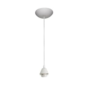Cabo Fio Pendente Iluminação Moderna 1,5M Com Rosca Branco
