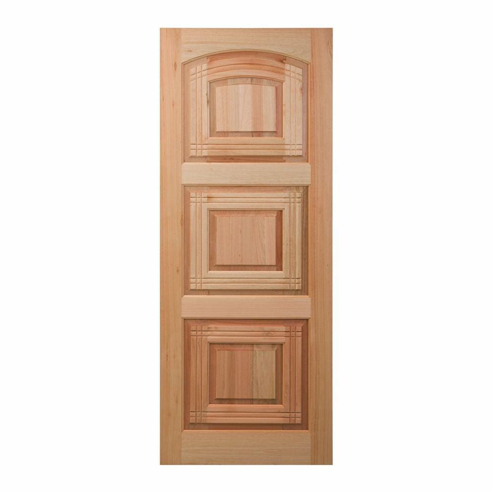 Folha de Porta Maciça 210x92cm Eucalipto Pm02 Lindoya Cruzeiro Portas Nude