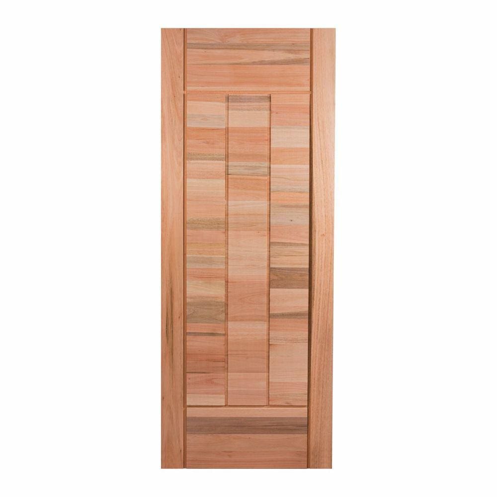Folha de Porta Maciça 210x82cm Eucalipto Pm97 Cruzeiro Portas Nude