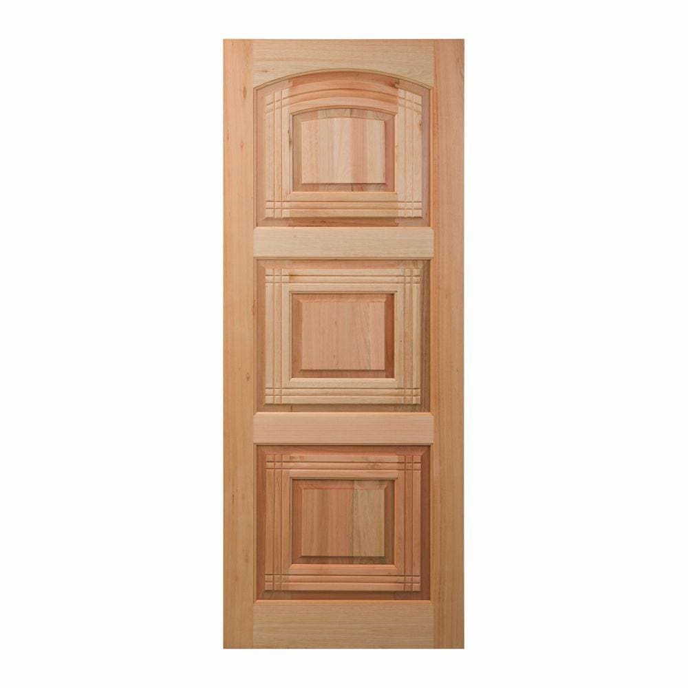 Folha de Porta Maciça 210x82cm Eucalipto Pm02 Lindoya Cruzeiro Portas Nude