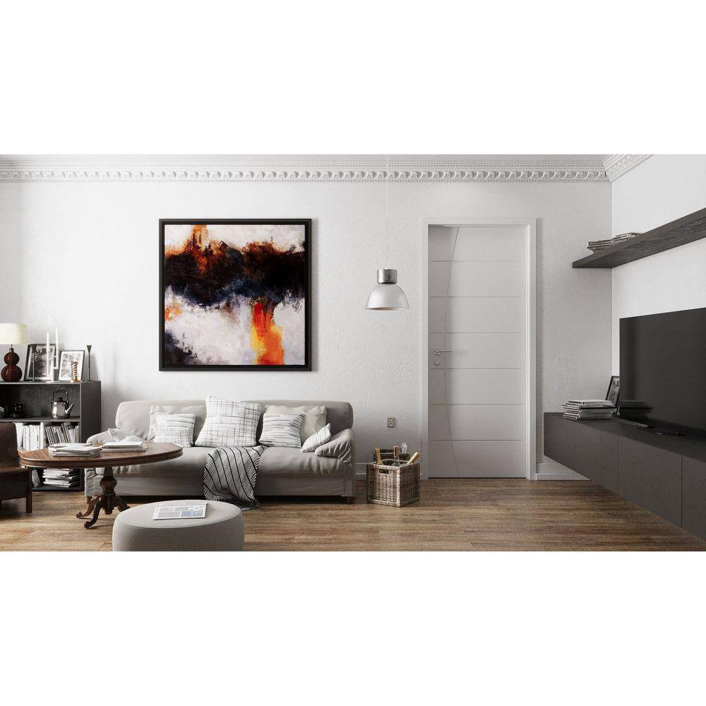 Porta de Madeira 210x92cm Espessura 3,5cm Mso Eucaprimer Tivoli Eucatex Primer