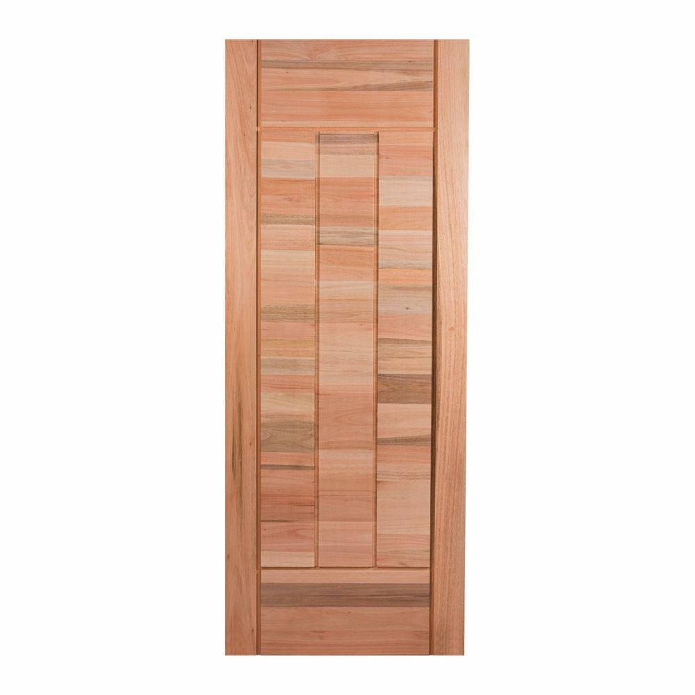 Folha de Porta Maciça 210x62cm Eucalipto Pm97 Cruzeiro Portas Nude