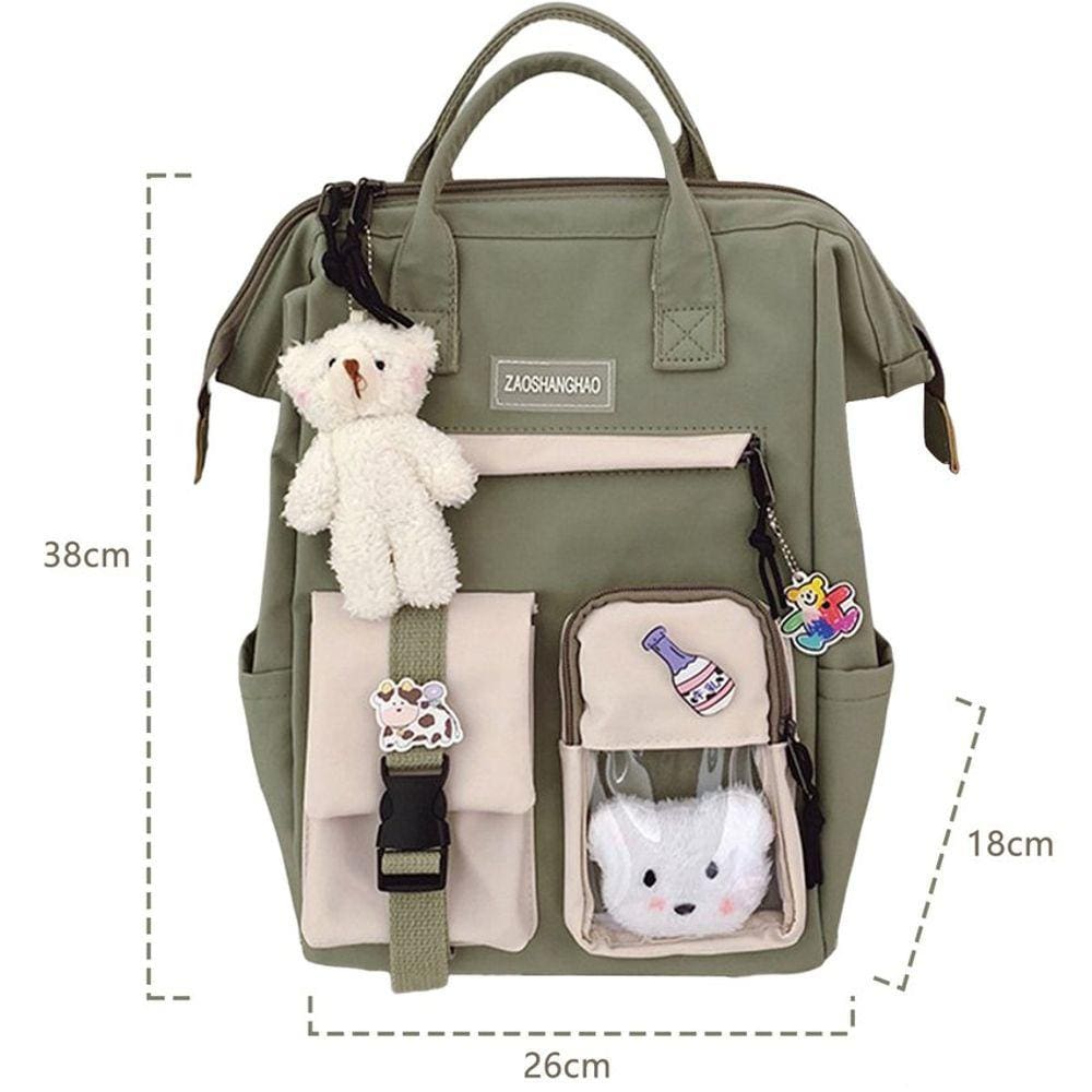 Mochila Generic Cute Girl de nylon impermeável 0,45 kg