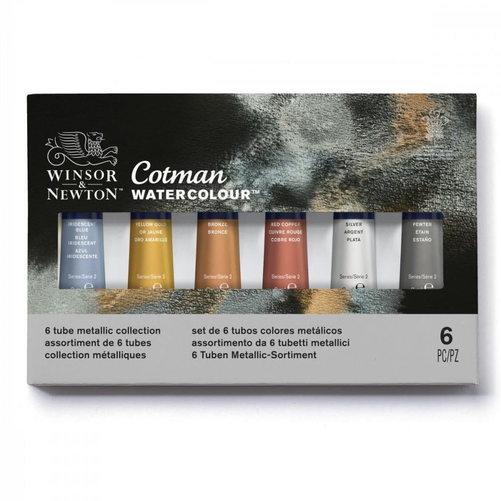 Estojo Aquarela Winsor & Newton Cotman 06 Cores 8Ml 0390703