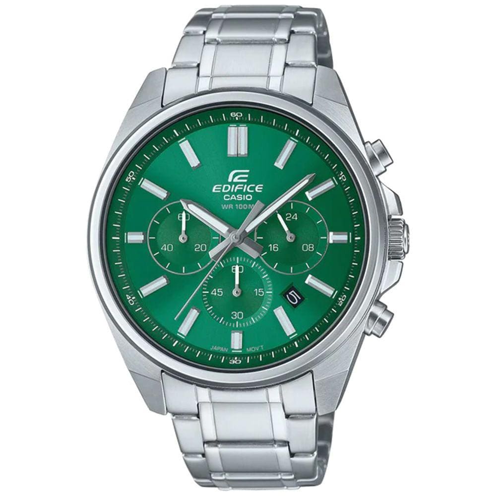 Relógio CASIO EDIFICE verde masculino EFV-650D-3AVUDF