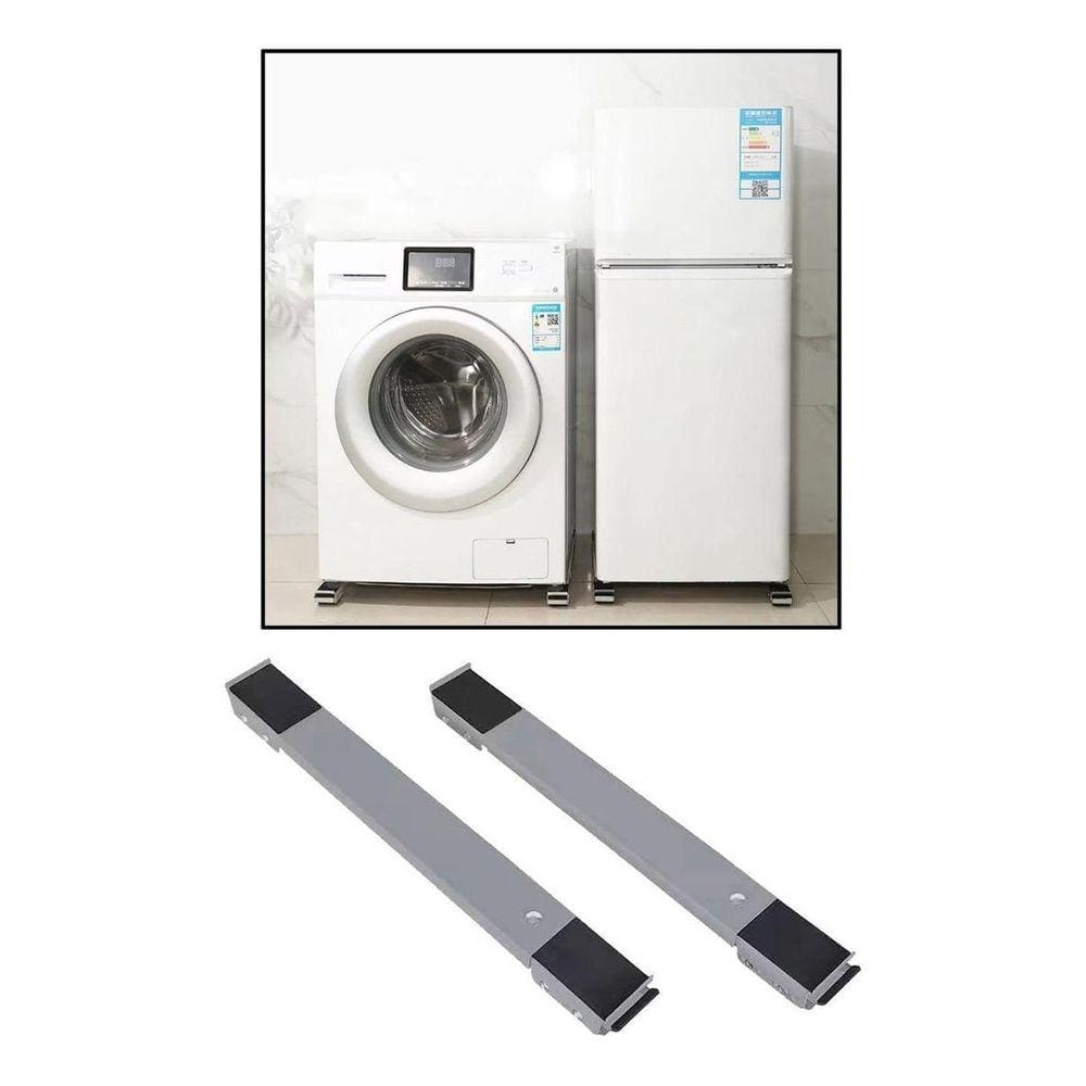 Suporte Móvel Rodinhas Geladeira - Ajustável 69cm