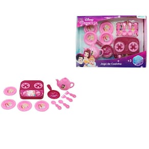 Brinquedo Criança Jogo De Cozinha Fogão Princesa 11 Peças