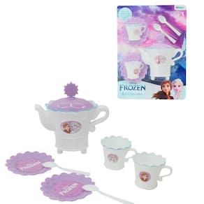 Brinquedo Para Criança Jogo De Chá Infantil Frozen 7 Peças
