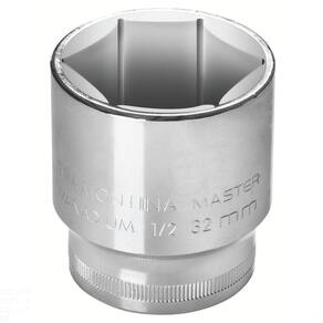 Soquete Sextavado 24 Mm Encaixe 1/2" Tramontina Em Aço Cromo Vanádio Com Acabamento Cromado Tramontina