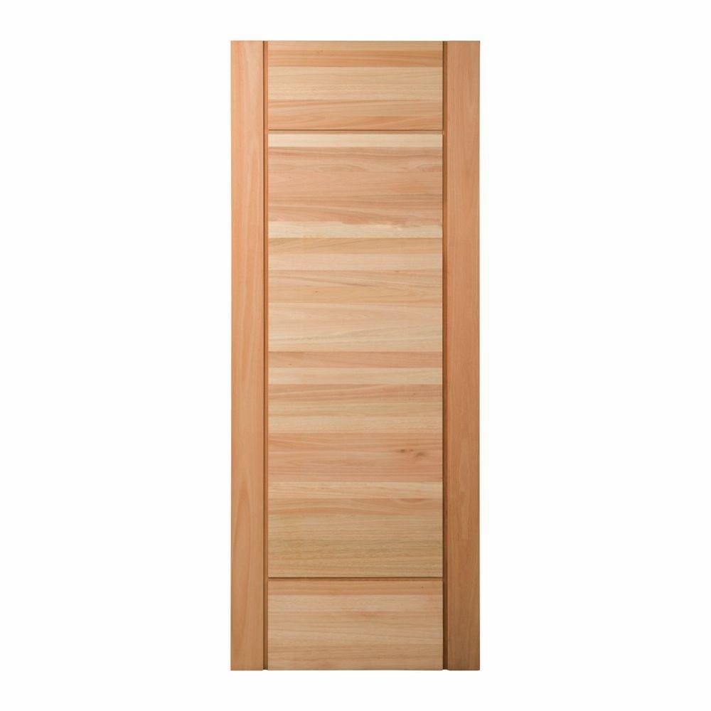 Folha de Porta Maciça 210x72cm Eucalipto Pm95 Clean Cruzeiro Portas Nude