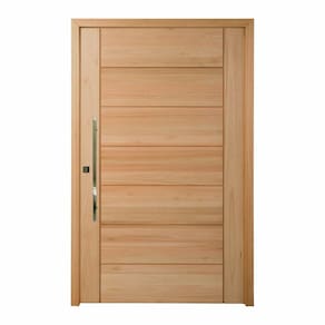 Porta Pivotante Maciça 214x109cm Eucalipto Pm58 Quartier Cruzeiro Portas Nude