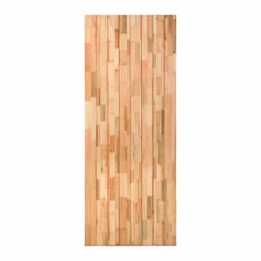 Folha de Porta Maciça 210x62cm Eucalipto com Emenda Pm26 Mexicana Cruzeiro Portas Nude