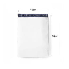 Envelope Plástico de Segurança Branco 40x50 Coex 100 Un