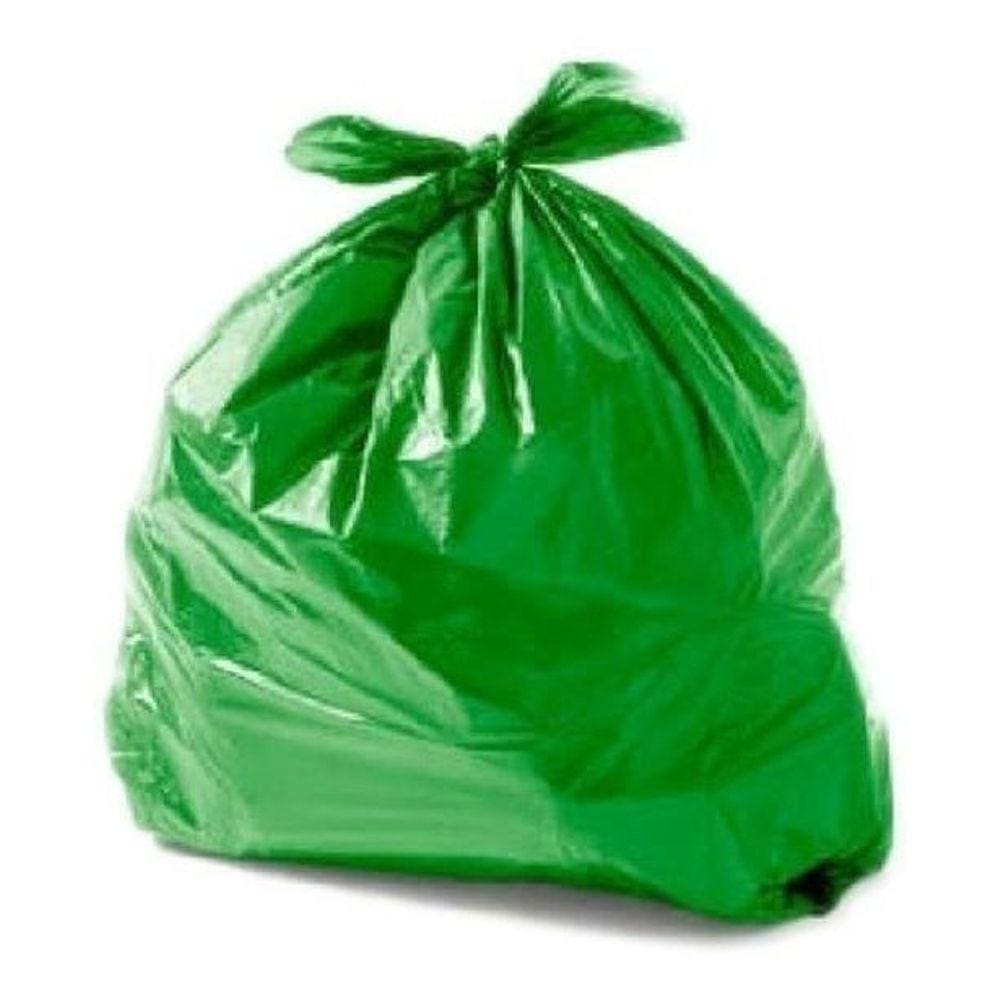 Saco De Lixo 40 Litros Pacote C/100 Verde
