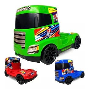 Caminhão De Brinquedo Cabine De Plástico 29Cm - Verde