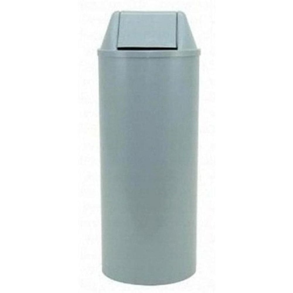 Cesto Com Tampa Vaivem 50 Cm De Altura Capacidade 22L Cinza