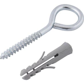 Pitão 5,5X70Mm Zincado Com Bucha 8Mm P-8 100 Peças Vonder