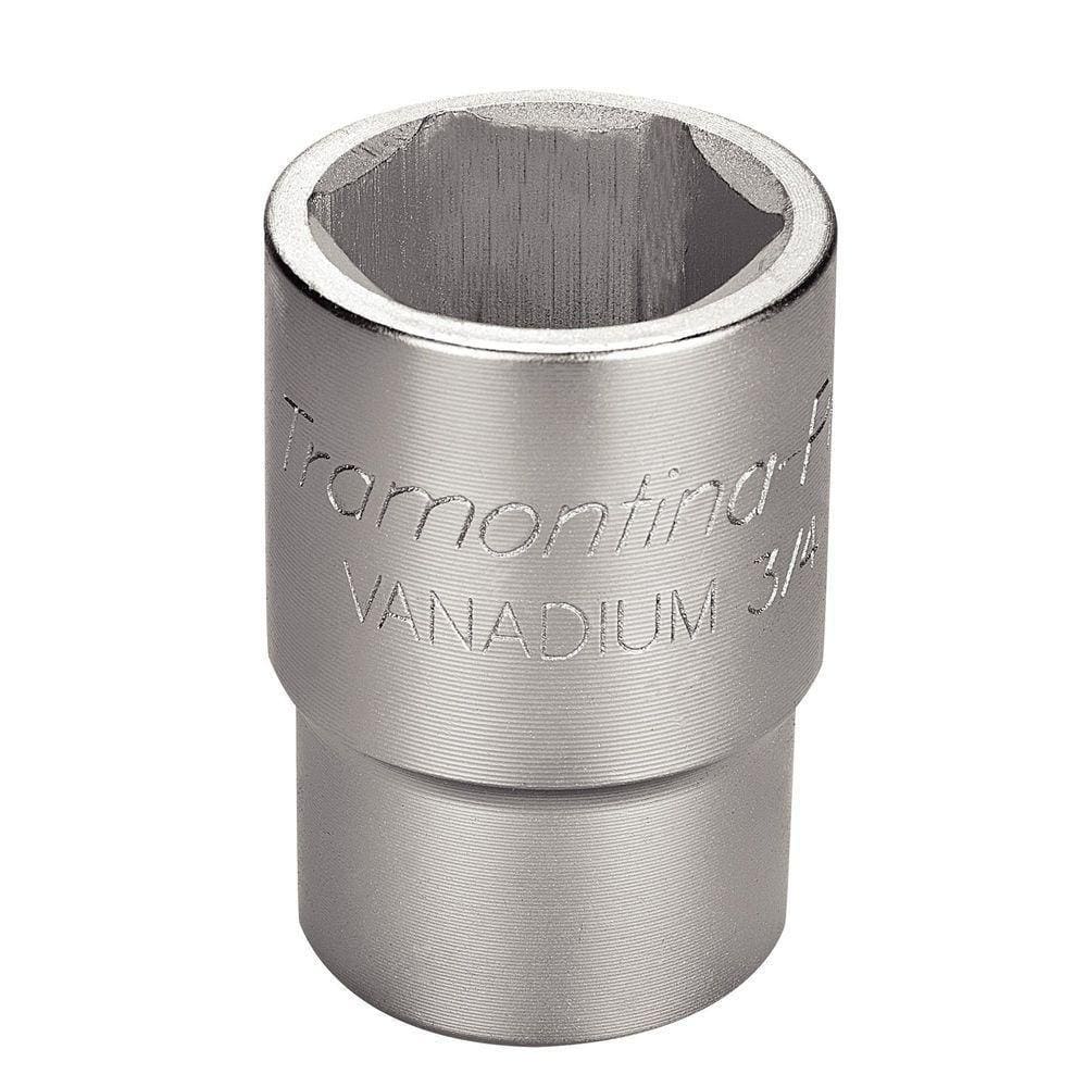 Soquete Sextavado Em Aço Cromo Vanádio 30 Mm - Encaixe 3/4” Tramontina Pro Tramontina