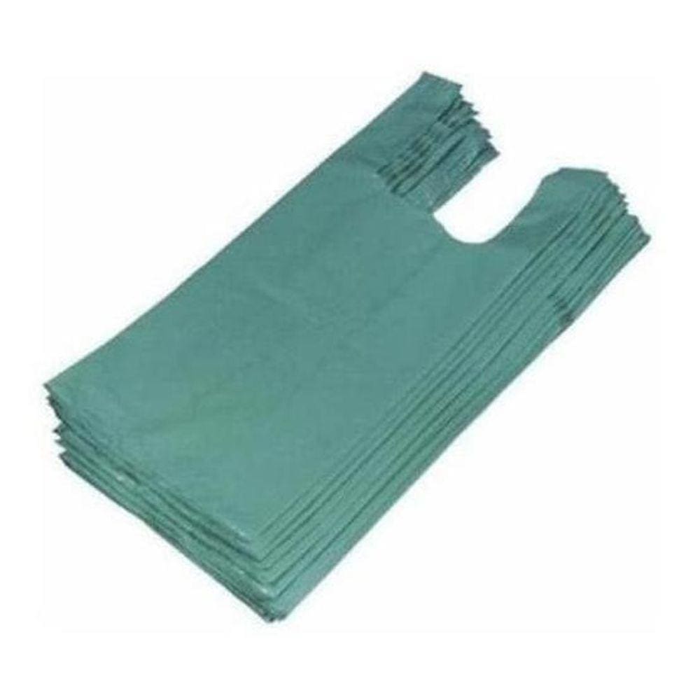 Sacola Reciclada 40X50 Verde Com 5Kg Lojas