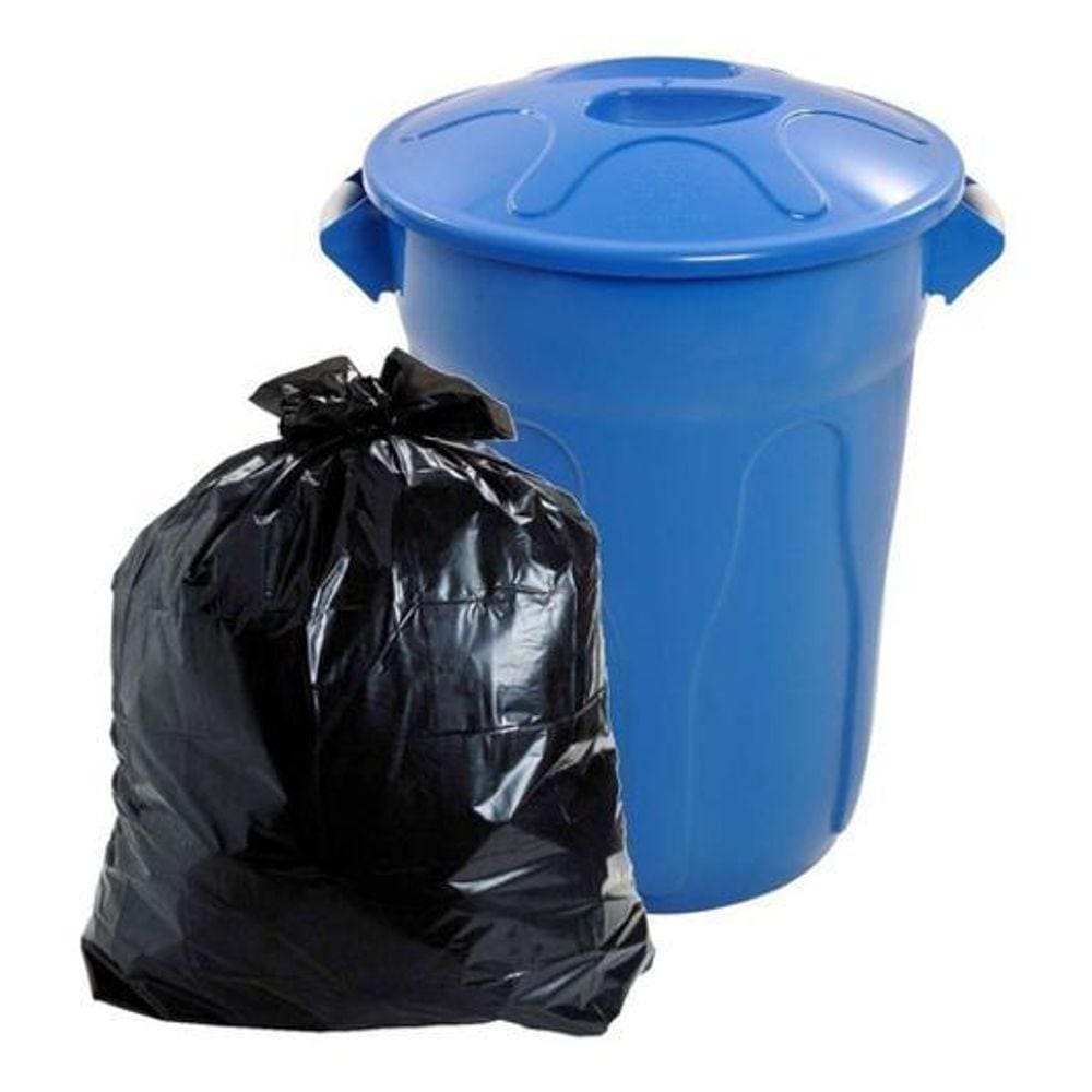 Saco De Lixo 100 Litros Preto Super Reforçado Micra 0,06