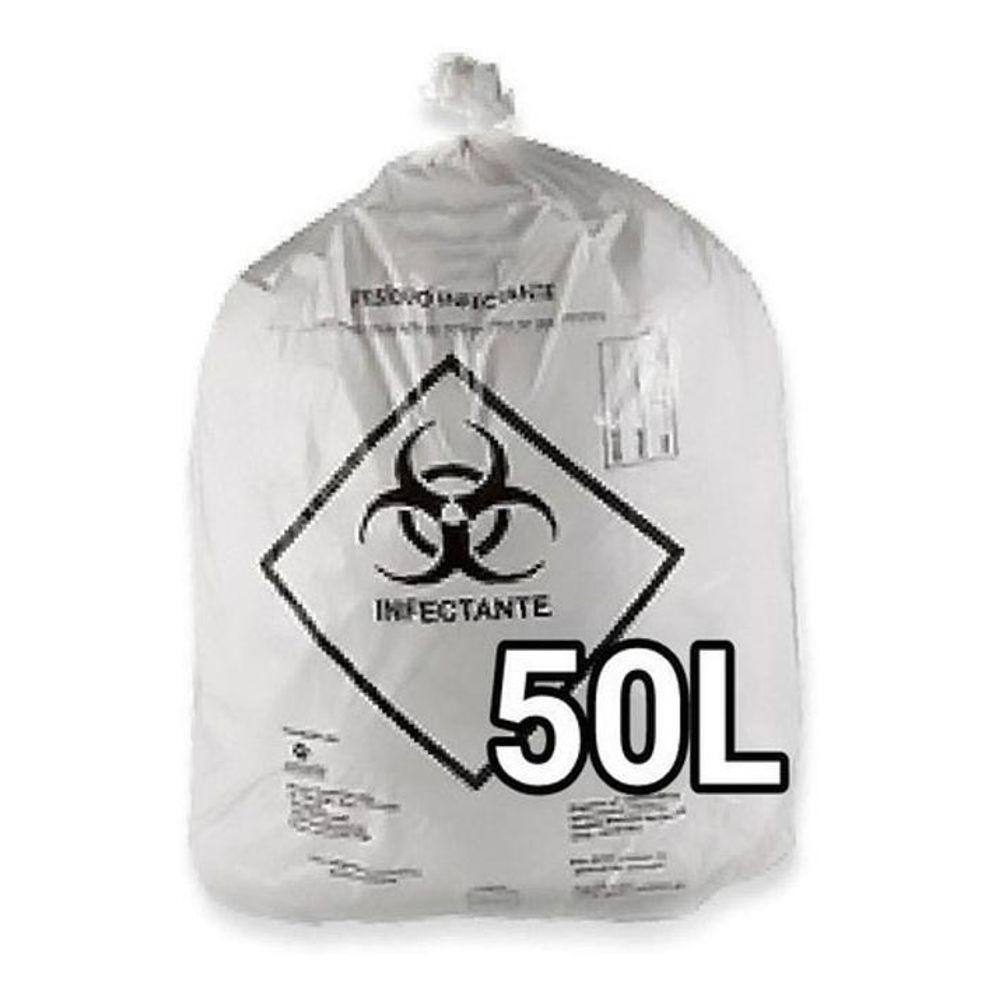 Sacos De Lixo Infectante Hospitalar 60 Litros 100 Unidades