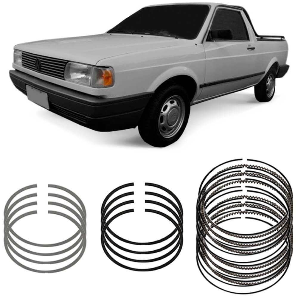 Jogo Anel Segmento 0.50 Saveiro 1.6 8v 89 A 93 Metal Leve