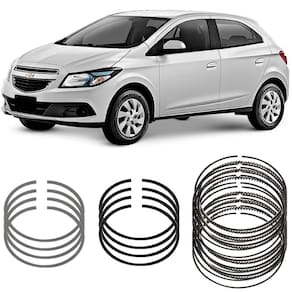 Jogo Anel Segmento 0.50 Chevrolet Onix 1.4 2013 a 2019 Metal Leve